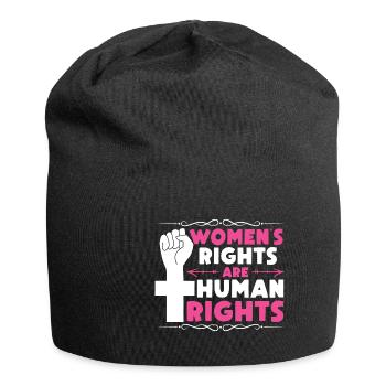 Women's Rights Are Human Rights - Jersey-Beanie - Schwarz - Vorne