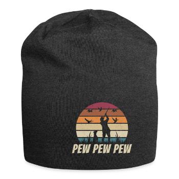 Vintage Retro Hunting Pew - Jersey-Beanie - Anthrazit - Vorne