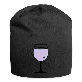 Rose wine - Jersey Beanie - black - Front