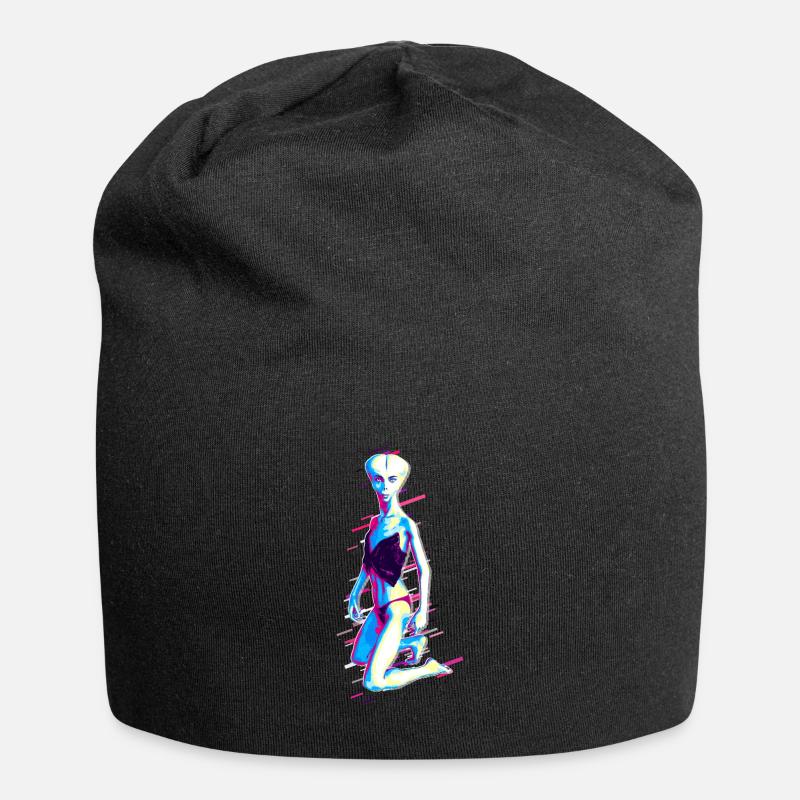 Femme Alien 80 Retro Violet - Bonnet en jersey - noir