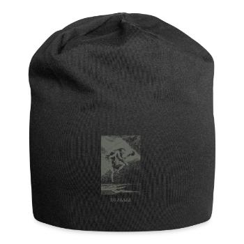 Occult Russian Witch Baba Yaga - Slavic Horror - Jersey-Beanie - Schwarz - Vorne