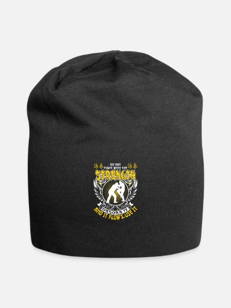WingTsun - Jersey-Beanie - Schwarz