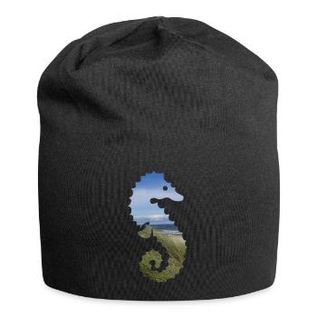 Seahorse Baltic Sea - Jersey Beanie - black - Front