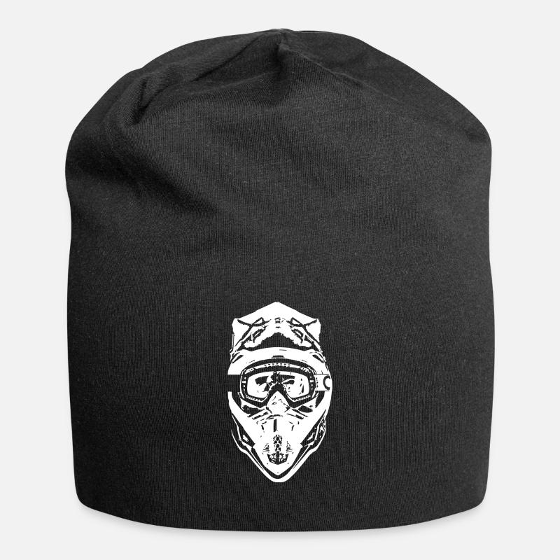MX helmet moped MTB - Jersey Beanie - black