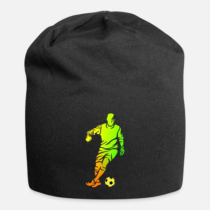 Fußball - Jersey-Beanie - Schwarz