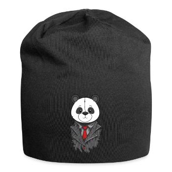 PANDA GANGSTER - Bonnet en jersey - noir - Devant