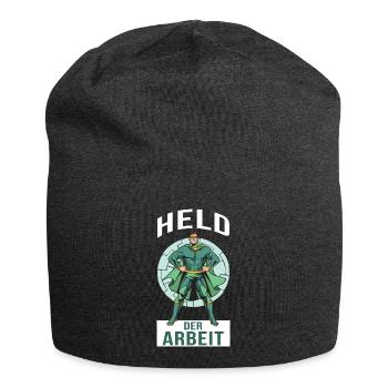 Work hero superhero - Jersey Beanie - charcoal grey - Front