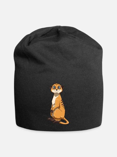 Suricate pour un amant suricate - Bonnet en jersey - noir