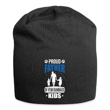Père fier - Bonnet en jersey - noir - Devant