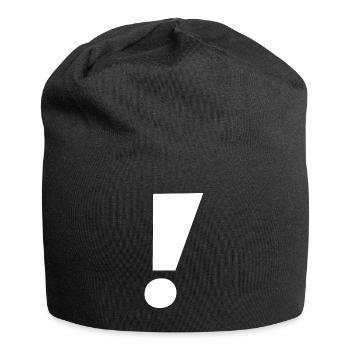 Exclamation mark - Jersey Beanie - black - Front