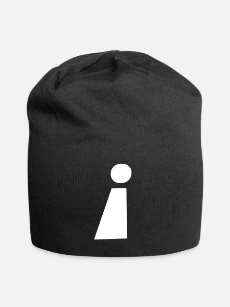 Exclamation mark the other way around - Jersey Beanie - black