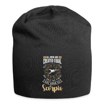 Sternzeichen Konstellation Wasser - Jersey-Beanie - Schwarz - Vorne