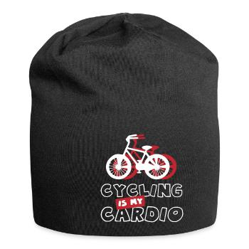 Le cyclisme comme cardio-mobilité | Bicycle Hobby - Bonnet en jersey - noir - Devant