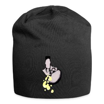 BOIRE COMME UN TROU - Bonnet en jersey - noir - Devant