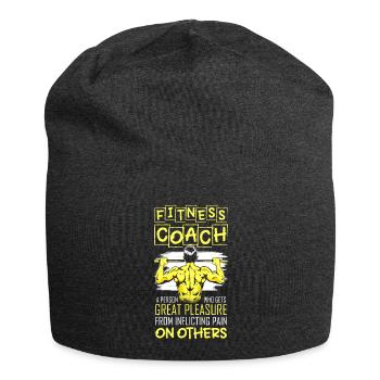 Fitness Trainer Bench Press - Jersey Beanie - charcoal grey - Front