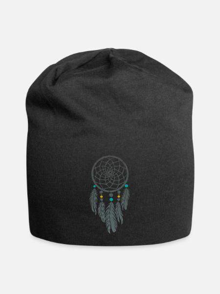 Dreamcatcher - Jersey Beanie - black