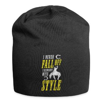 Cowboy Saddle - Jersey Beanie - black - Front