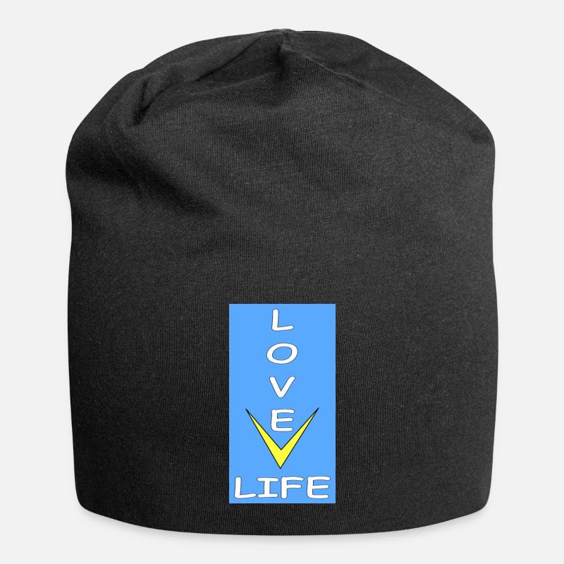 Vie amoureuse - Bonnet en jersey - noir