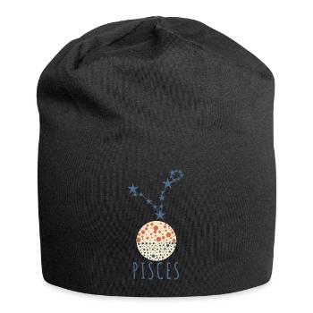 The constellation of Pisces - Jersey Beanie - black - Front