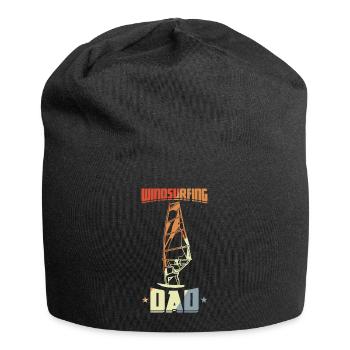 Daddy Windsurfing - Jersey Beanie - black - Front