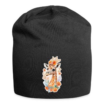 Girafe - Bonnet en jersey - noir - Devant