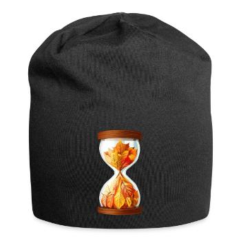 Sablier d’automne - Bonnet en jersey - noir - Devant