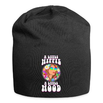 A Little Hippie A Little Hood - Jersey Beanie - black - Front