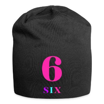 Six-6e anniversaire - Bonnet en jersey - noir - Devant