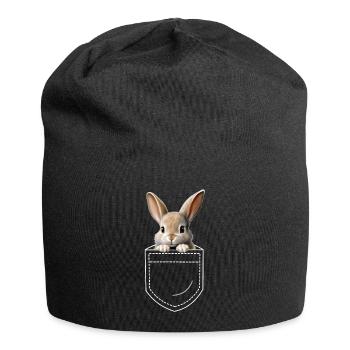 Rabbit Rabbit - Jersey Beanie - black - Front