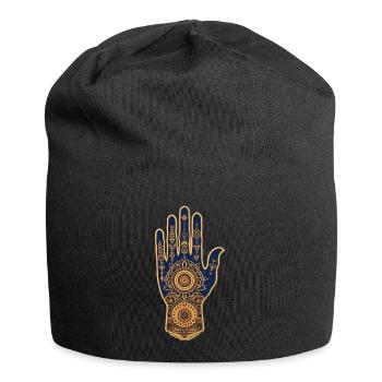 hand of fatima 2 small - Jersey-Beanie - Schwarz - Vorne