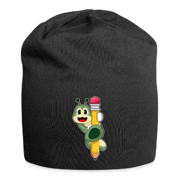 Caterpillar Pupil Pencil School - Jersey Beanie - black - Front