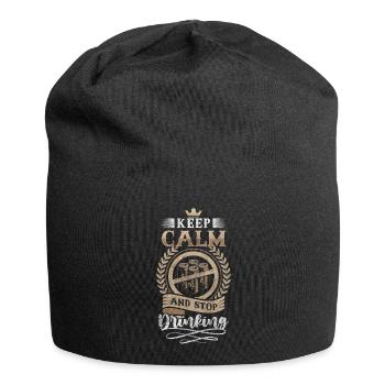 Alcohol Alcoholics Drinking Health - Jersey Beanie - black - Front