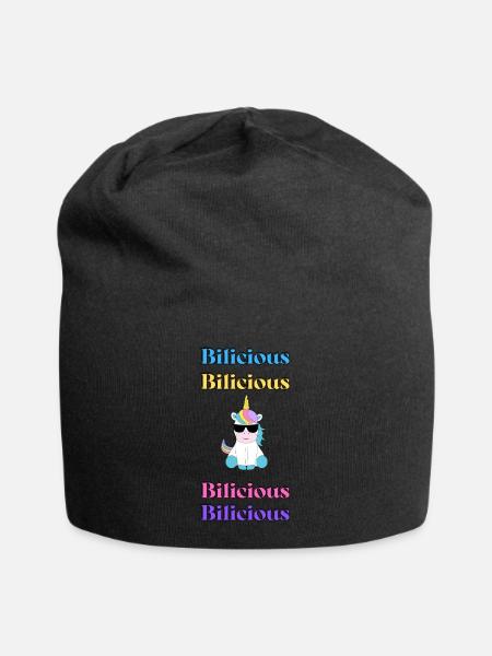 Bilicious - Bonnet en jersey - noir