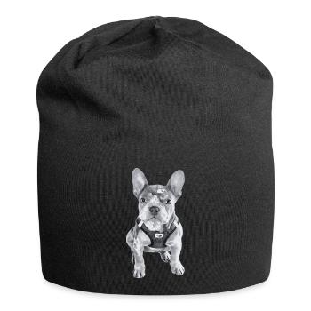Carlos - Jersey Beanie - black - Front