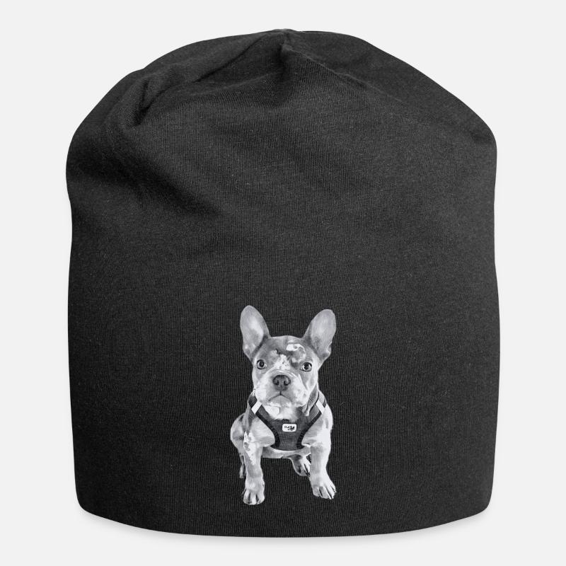Carlos - Jersey Beanie - black