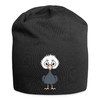 ostrich - Jersey Beanie - black - Front