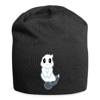 Prisonnier fantôme d’Halloween - Bonnet en jersey - noir - Devant