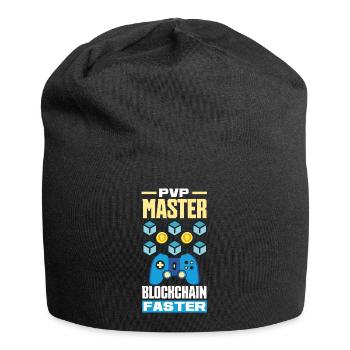 Cryptocurrency Rewards Gaming Blockchain Gamer - Jersey Beanie - black - Front
