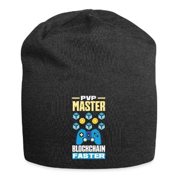 Cryptocurrency Rewards Gaming Blockchain Gamer - Jersey-Beanie - Anthrazit - Vorne