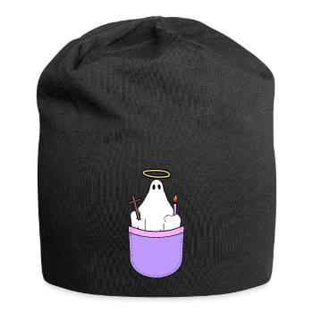 Holy Spirit Religious Halo Tote Bag - Jersey Beanie - black - Front