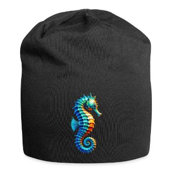 Hippocampe - Bonnet en jersey - noir - Devant