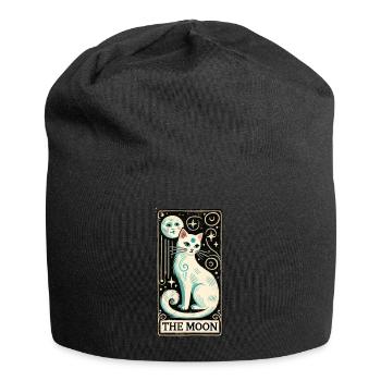 The Moon Tarot - Jersey Beanie - black - Front