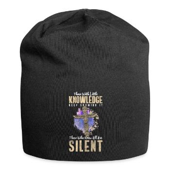 Ureinwohner Häuptling Symbole - Jersey-Beanie - Schwarz - Vorne