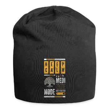 Yoga Relaxation Mindful Karma - Bonnet en jersey - noir - Devant