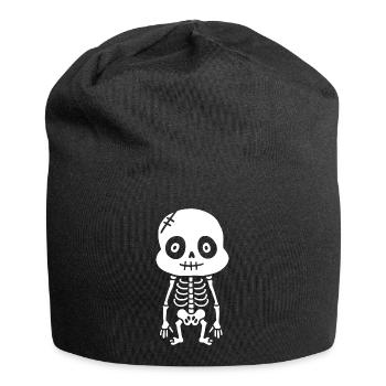 Squelette - Bonnet en jersey - noir - Devant