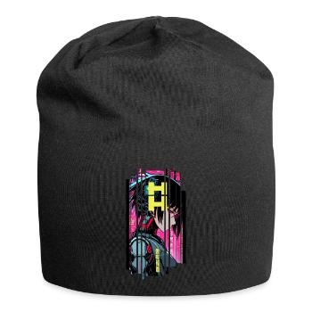 Cyborg Woman symbole futurisque - Bonnet en jersey - noir - Devant