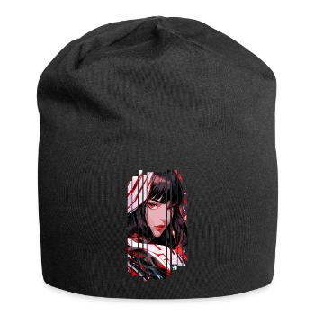 Cyborg Woman blanc kanji - Bonnet en jersey - noir - Devant