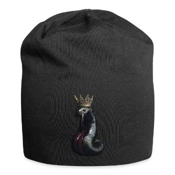 Wurm - Jersey-Beanie - Schwarz - Vorne