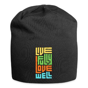 Vis pleinement Aime Bien. - Bonnet en jersey - noir - Devant