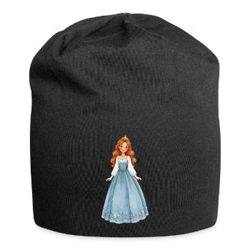 Prinzessin im Eiskristallkleid - Jersey Beanie - black - Front
